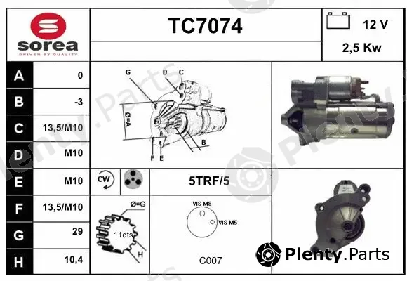 Sera TC7074 — Starter