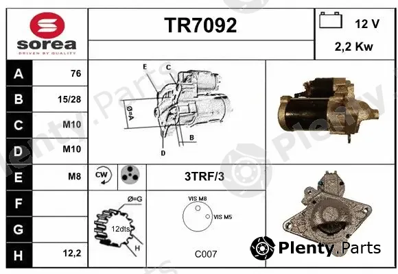 Sera TR7092 — Starter