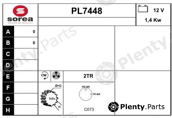 Sera PL7448 — Starter