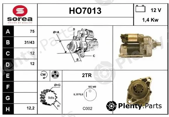 Sera HO7013 — Starter