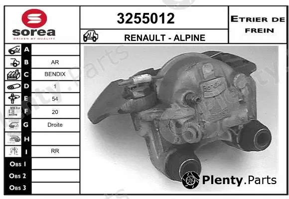 Sera 3255012 — Brake Caliper