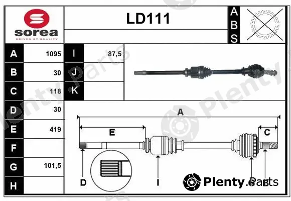 Sera LD111 — Drive Shaft