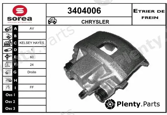 Sera 3404006 — Brake Caliper