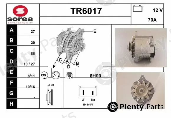 Sera TR6017 — Alternator