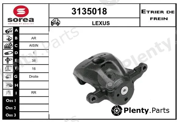 Sera 3135018 — Brake Caliper