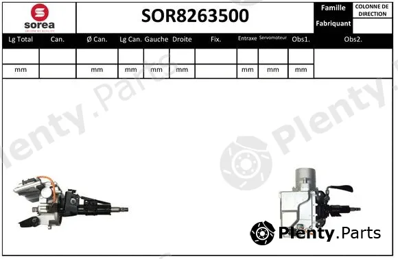 Sera SOR8263500 — Steering Column