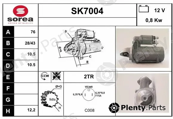 Sera SK7004 — Starter
