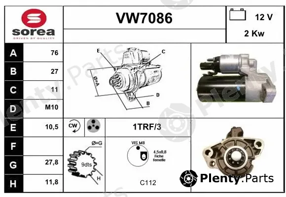 Sera VW7086 — Starter