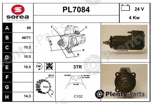 Sera PL7084 — Starter