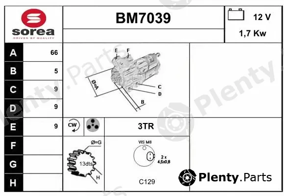 Sera BM7039 — Starter