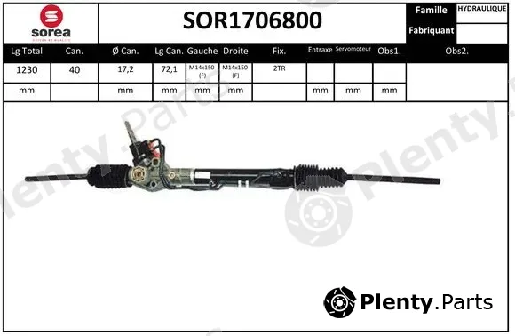 Sera SOR1706800 — Steering Gear