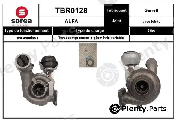 Sera TBR0128 — Charger, charging (supercharged/turbocharged)