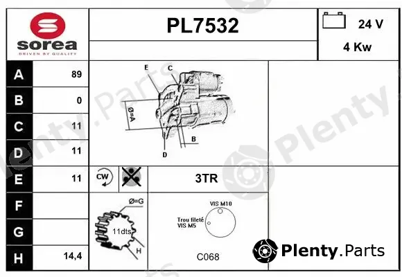 Sera PL7532 — Starter
