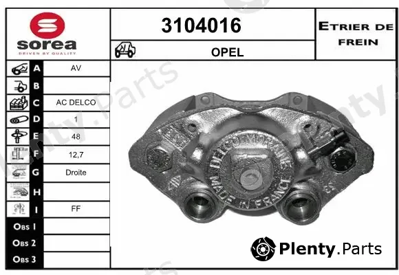 Sera 3104016 — Brake Caliper