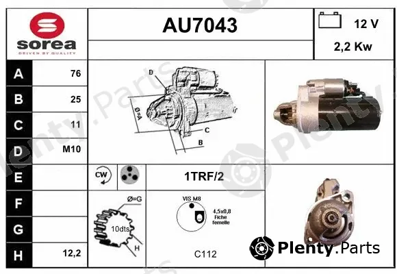 Sera AU7043 — Starter