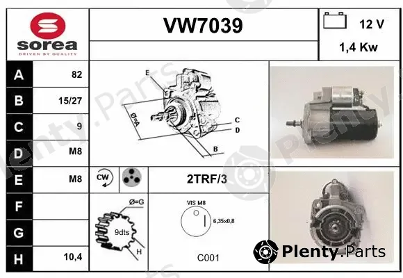 Sera VW7039 — Starter