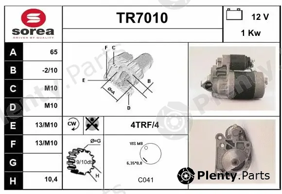 Sera TR7010 — Starter