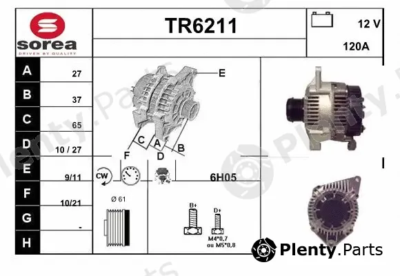 Sera TR6211 — Alternator