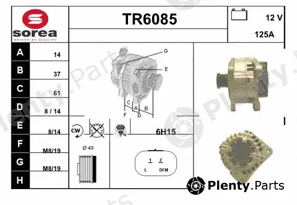 Sera TR6085 — Alternator
