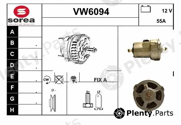 Sera VW6094 — Alternator