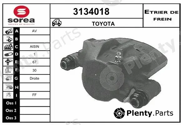 Sera 3134018 — Brake Caliper