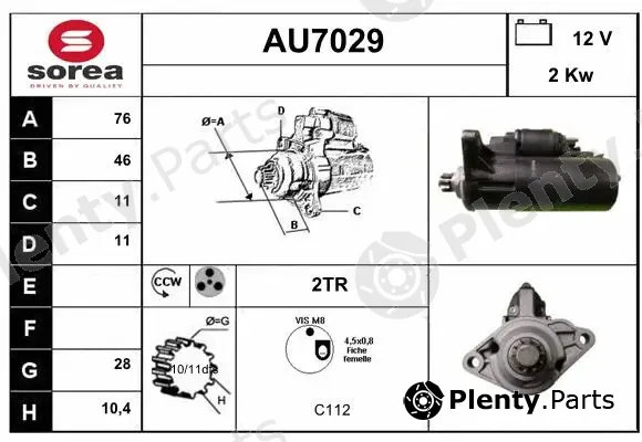 Sera AU7029 — Starter