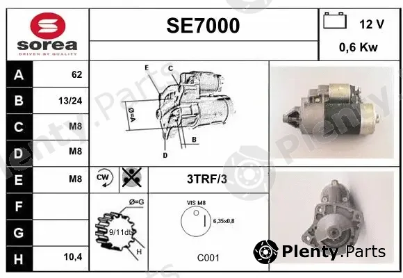 Sera SE7000 — Starter