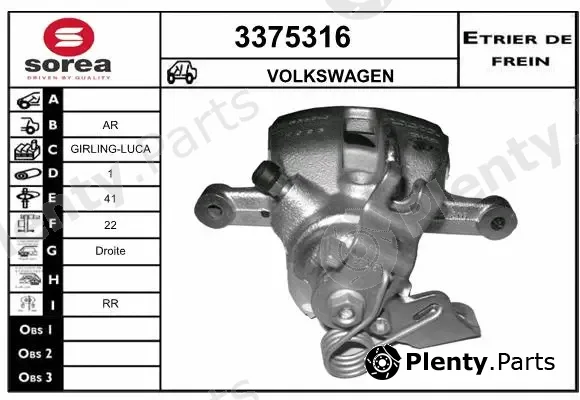 Sera 3375316 — Brake Caliper