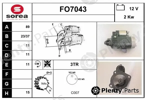 Sera FO7043 — Starter