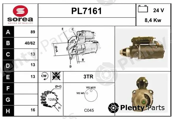 Sera PL7161 — Starter