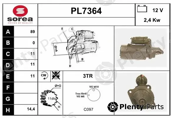 Sera PL7364 — Starter