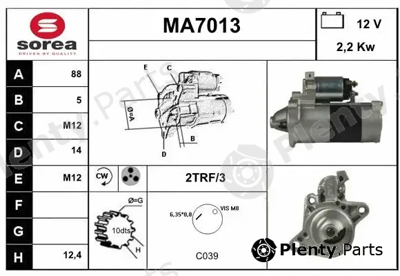 Sera MA7013 — Starter