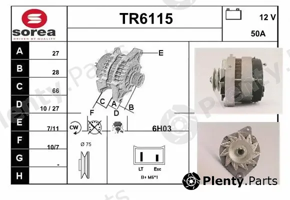 Sera TR6115 — Alternator