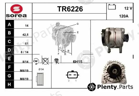 Sera TR6226 — Alternator
