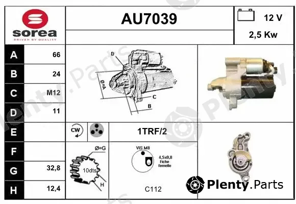 Sera AU7039 — Starter