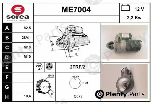 Sera ME7004 — Starter