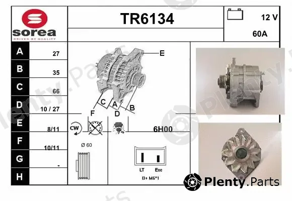 Sera TR6134 — Alternator