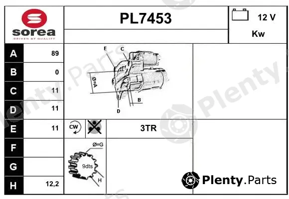 Sera PL7453 — Starter