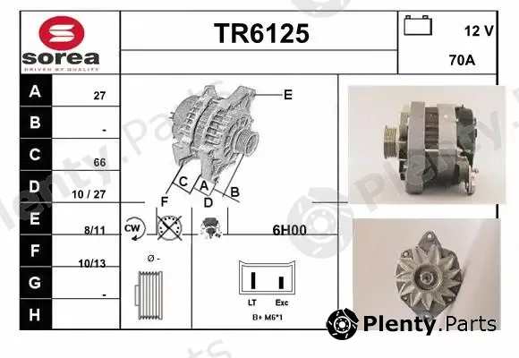 Sera TR6125 — Alternator