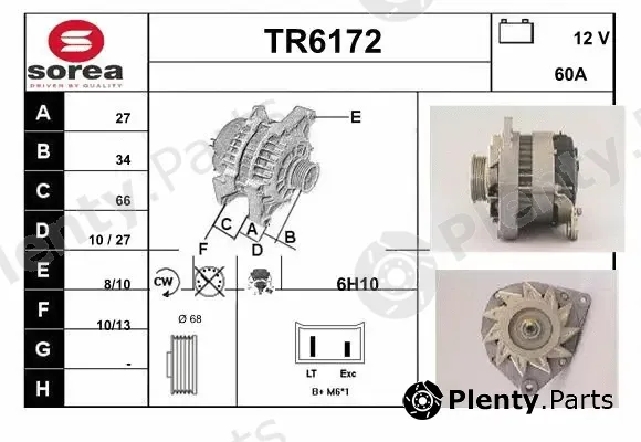 Sera TR6172 — Alternator