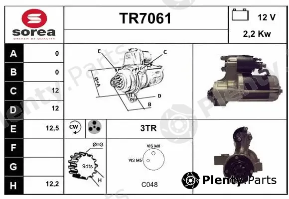 Sera TR7061 — Starter