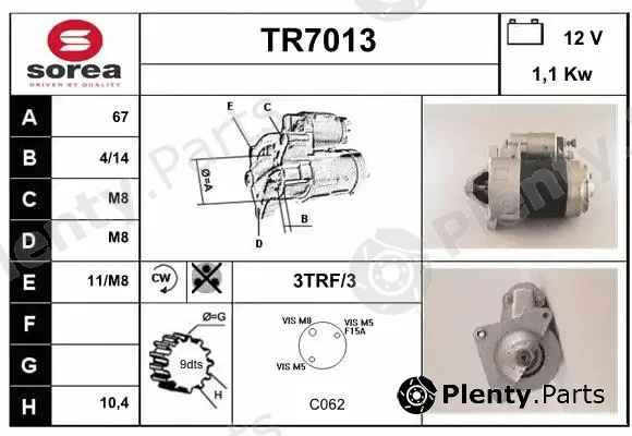 Sera TR7013 — Starter