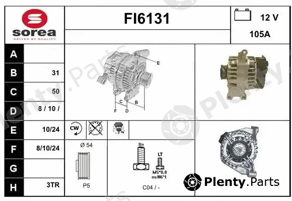 Sera FI6131 — Alternator