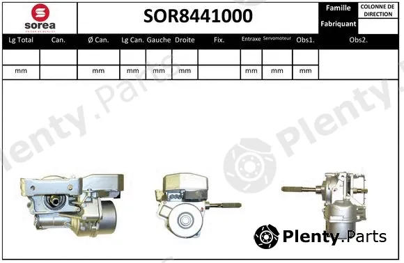 Sera SOR8441000 — Steering Column