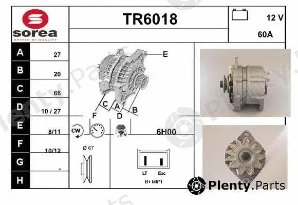 Sera TR6018 — Alternator