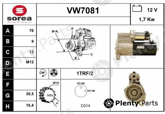 Sera VW7081 — Starter