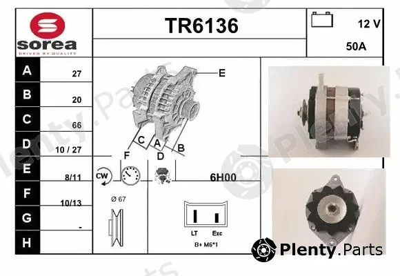 Sera TR6136 — Alternator