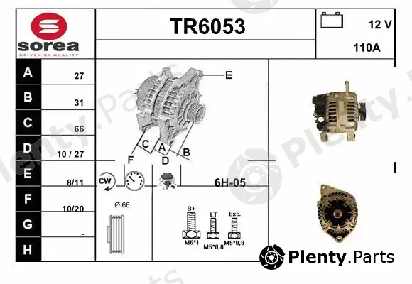 Sera TR6053 — Alternator
