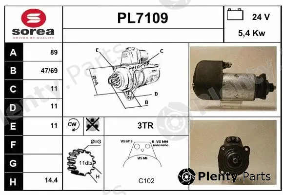 Sera PL7109 — Starter