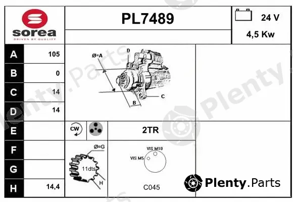 Sera PL7489 — Starter